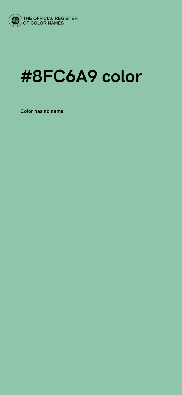#8FC6A9 color image