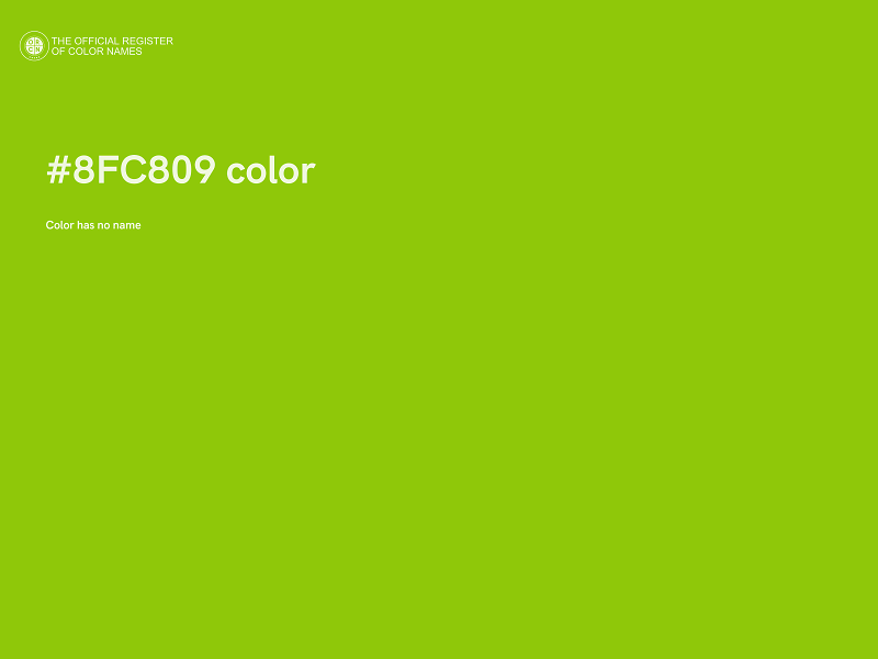 #8FC809 color image