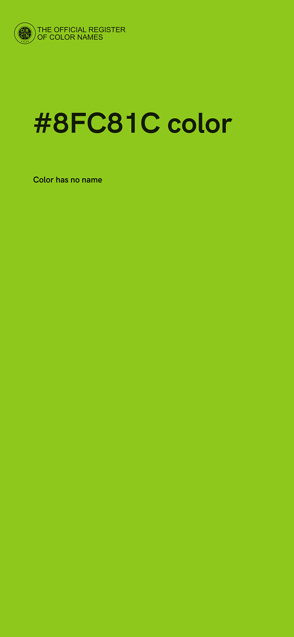 #8FC81C color image