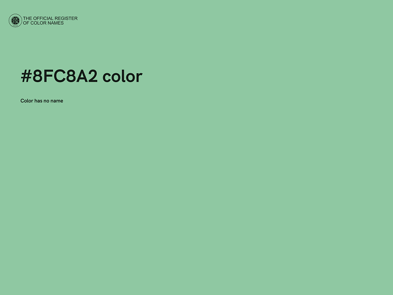 #8FC8A2 color image