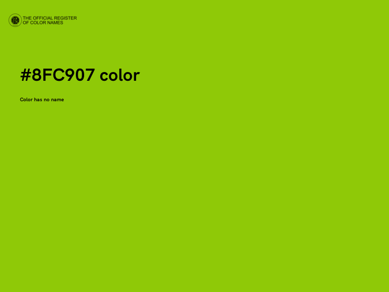 #8FC907 color image