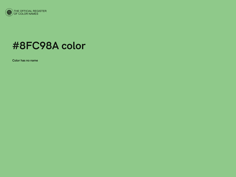 #8FC98A color image