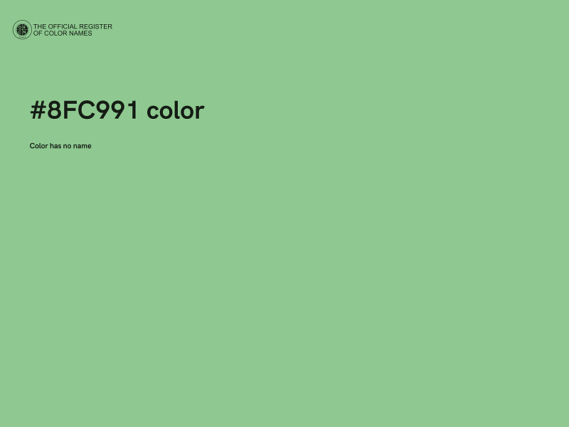 #8FC991 color image