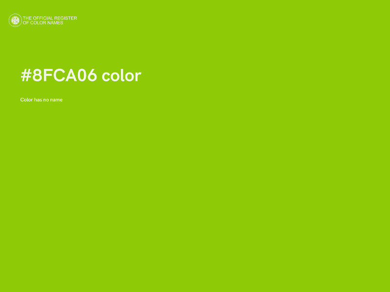 #8FCA06 color image