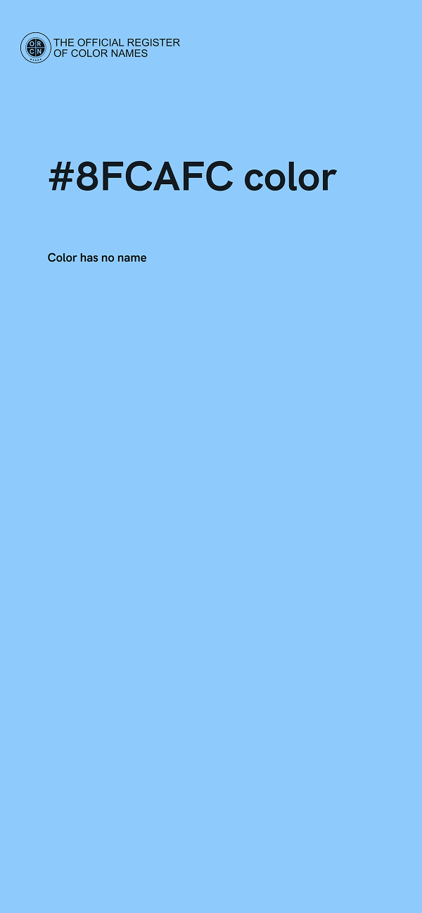#8FCAFC color image