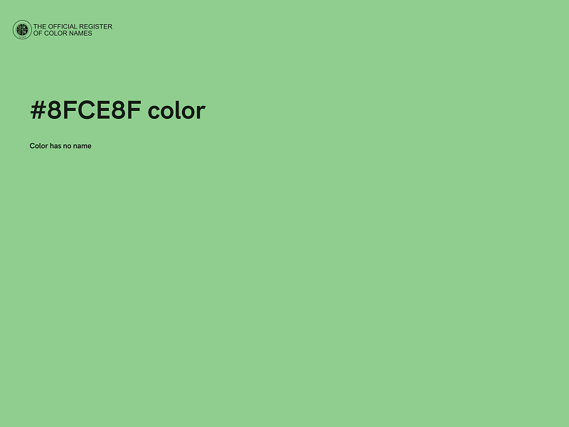 #8FCE8F color image