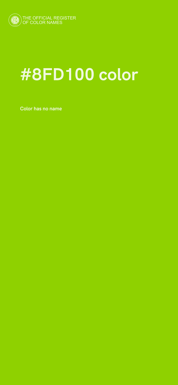 #8FD100 color image