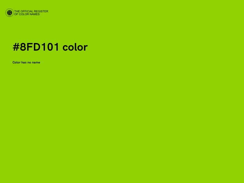 #8FD101 color image