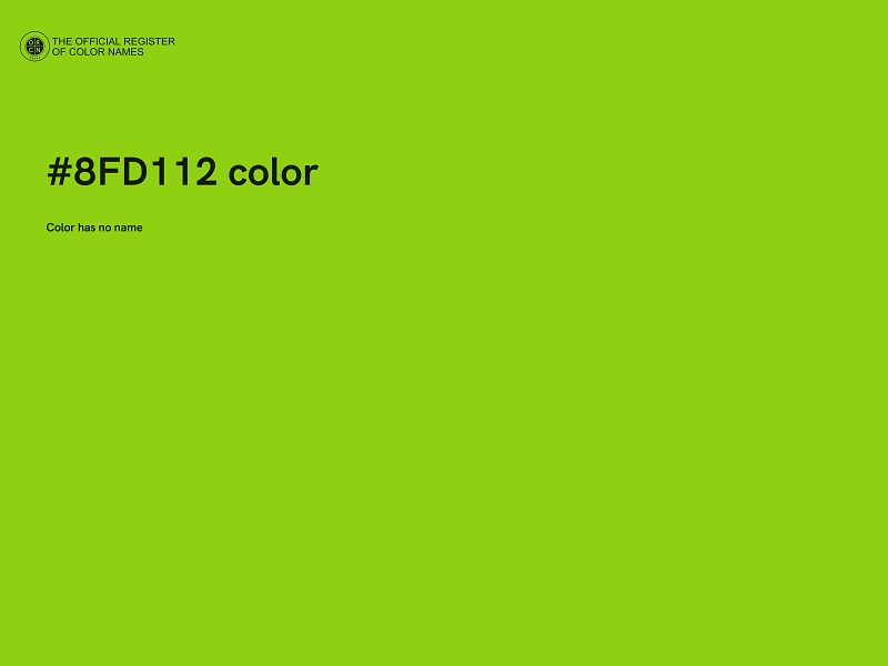 #8FD112 color image