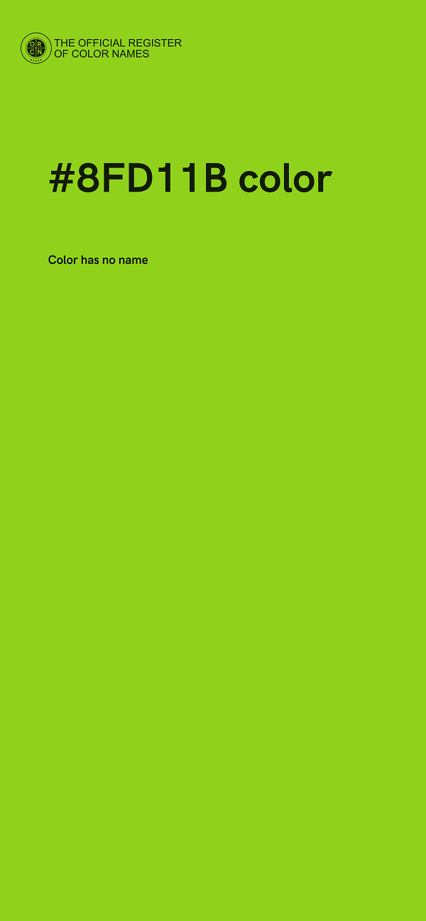 #8FD11B color image