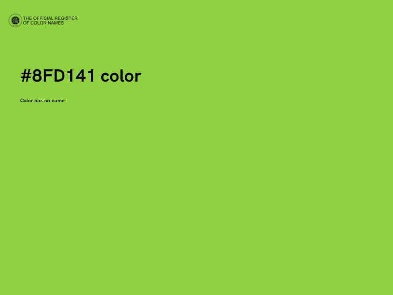 #8FD141 color image