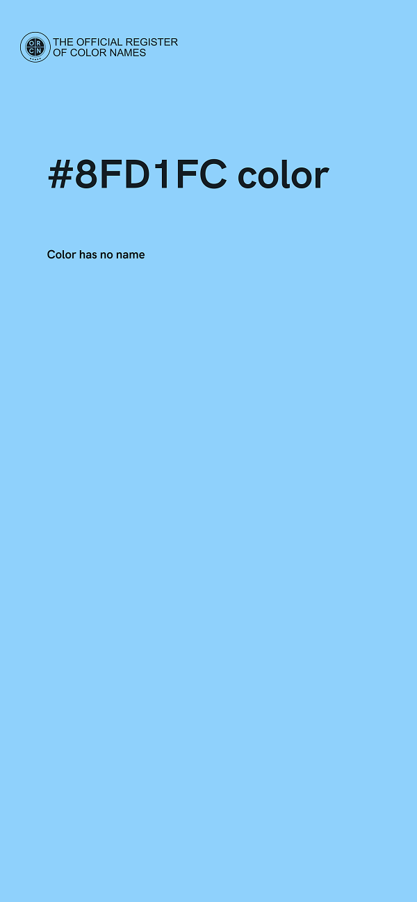 #8FD1FC color image