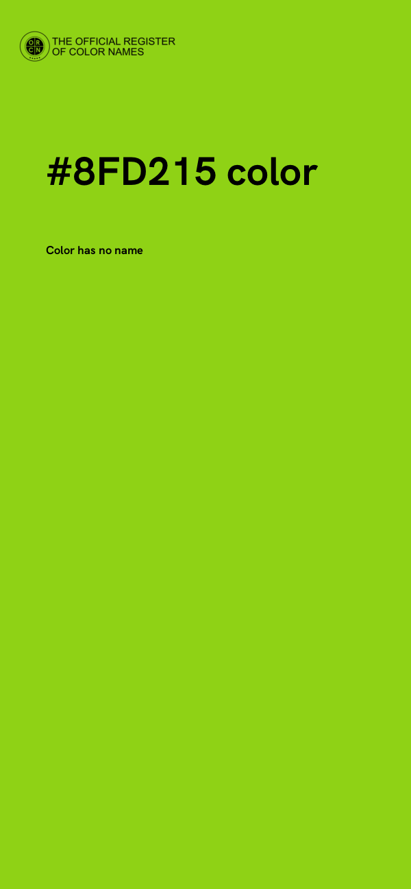 #8FD215 color image