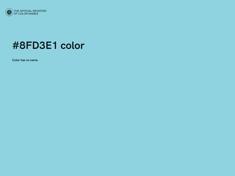 #8FD3E1 color image