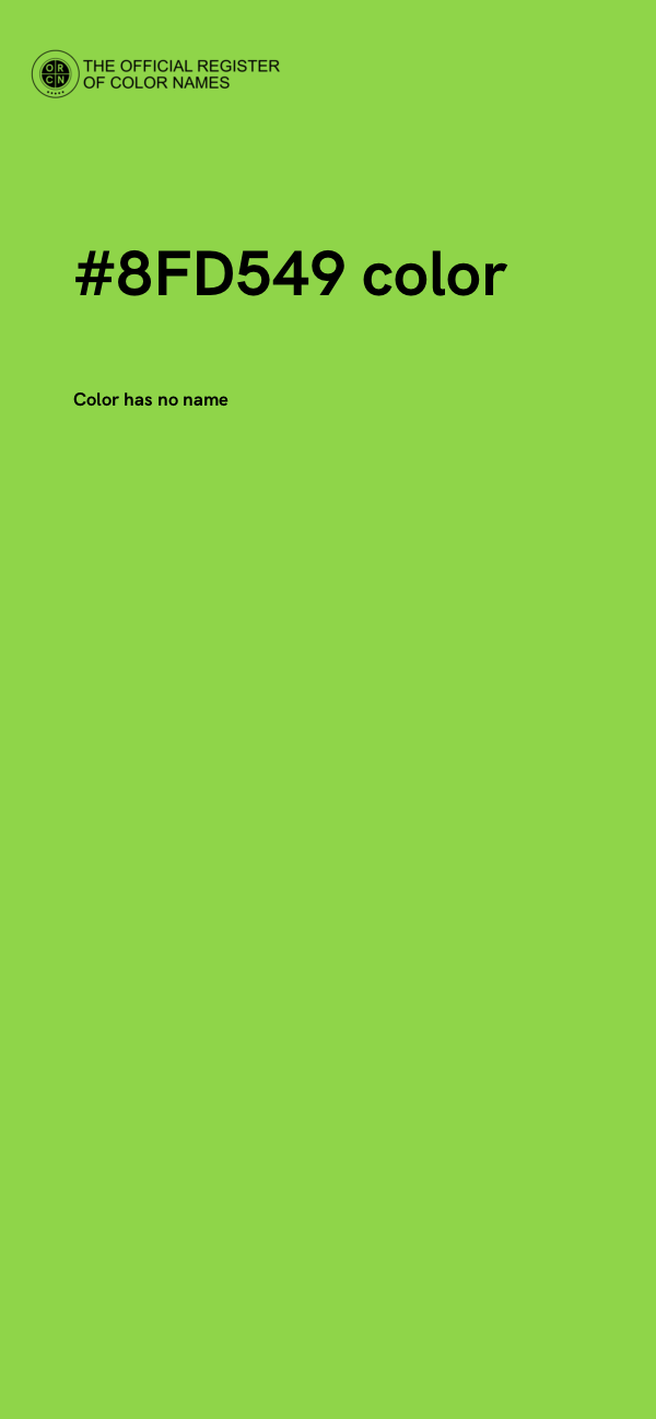 #8FD549 color image