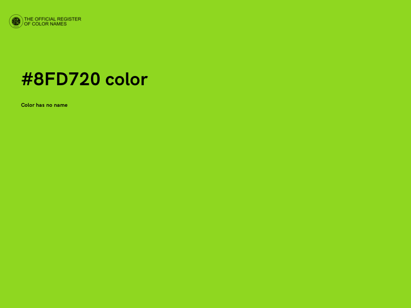 #8FD720 color image