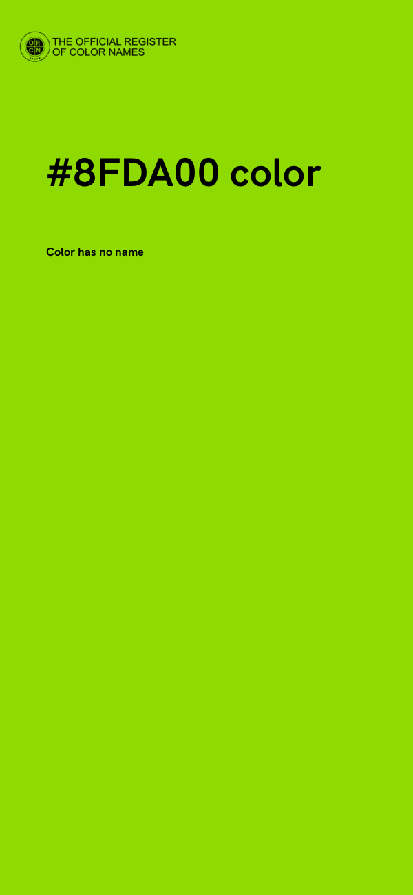 #8FDA00 color image