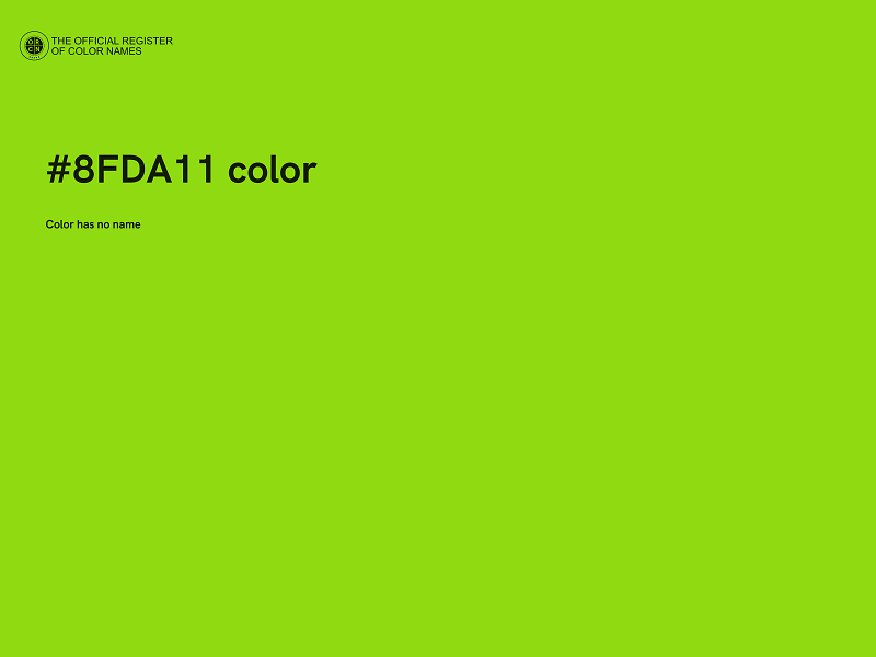 #8FDA11 color image