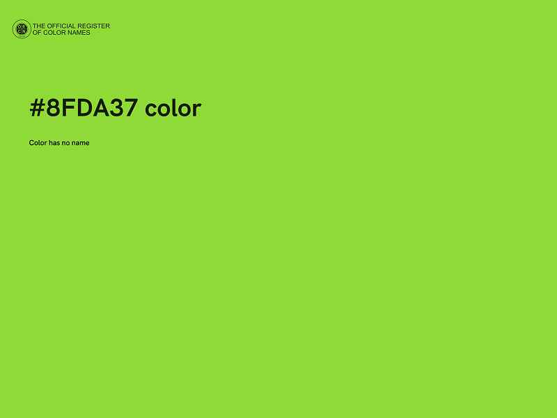 #8FDA37 color image