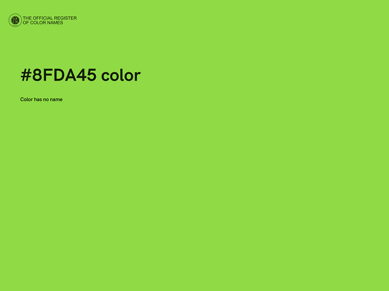 #8FDA45 color image