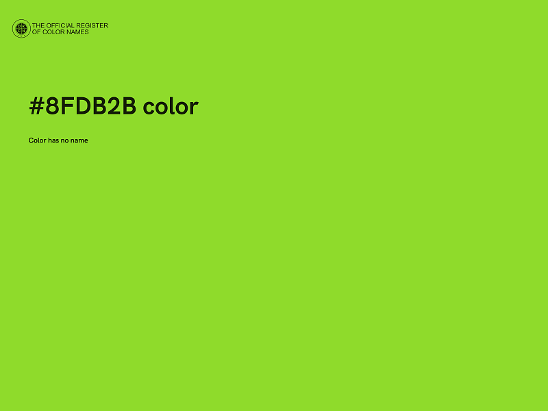 #8FDB2B color image