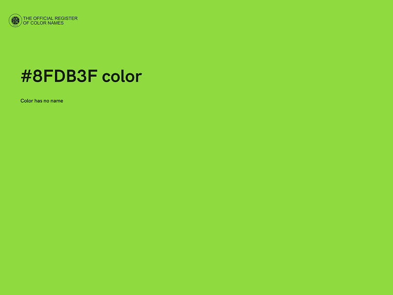 #8FDB3F color image