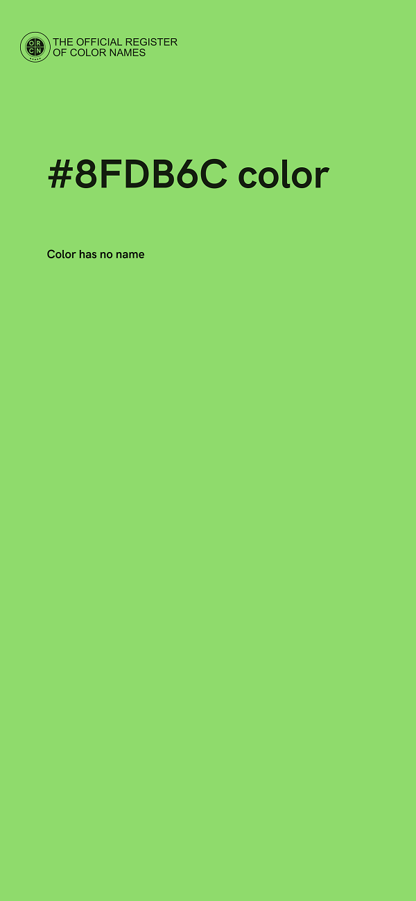 #8FDB6C color image