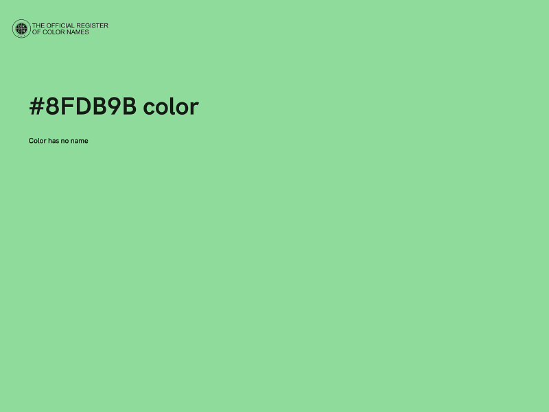 #8FDB9B color image