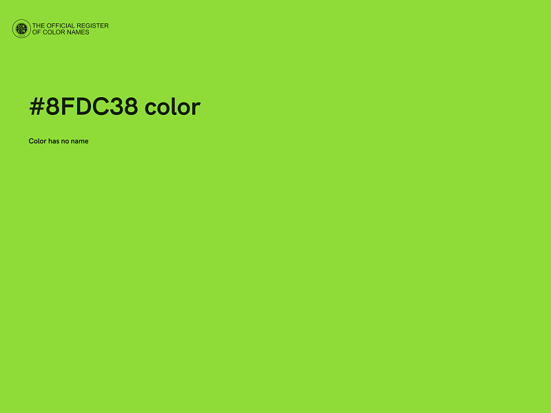 #8FDC38 color image