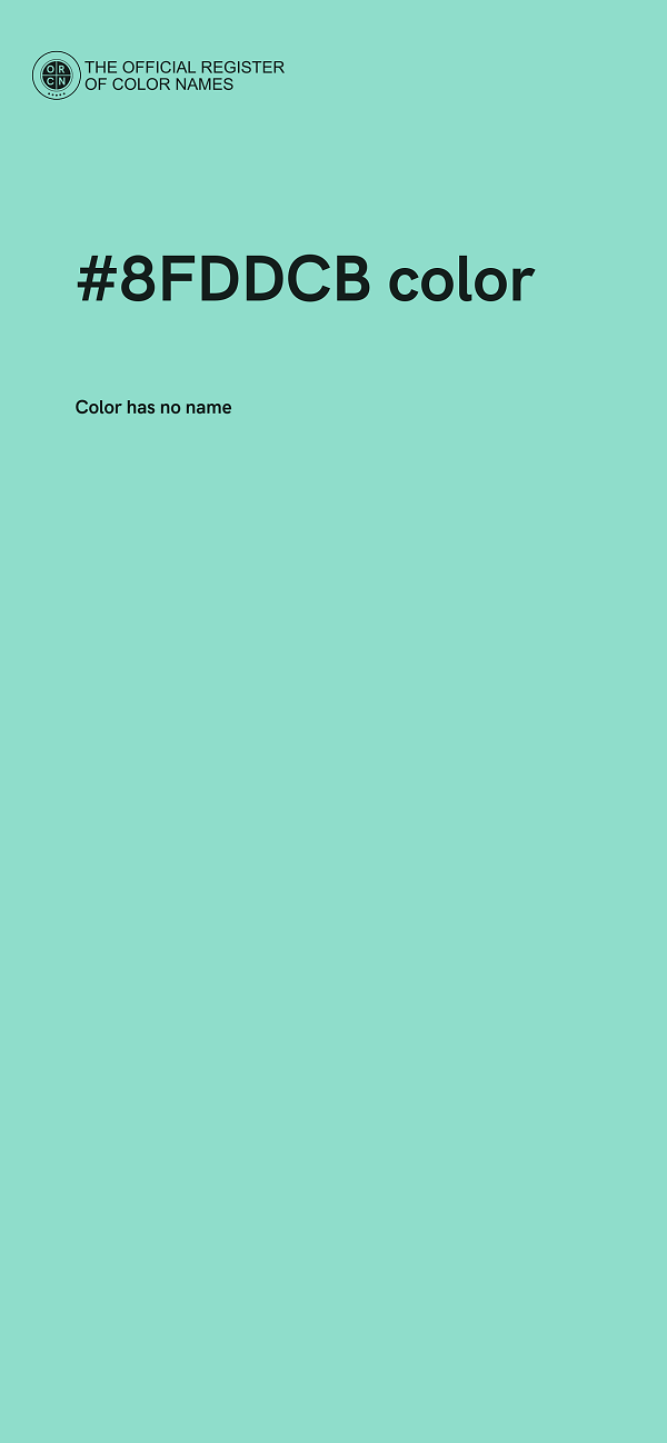 #8FDDCB color image