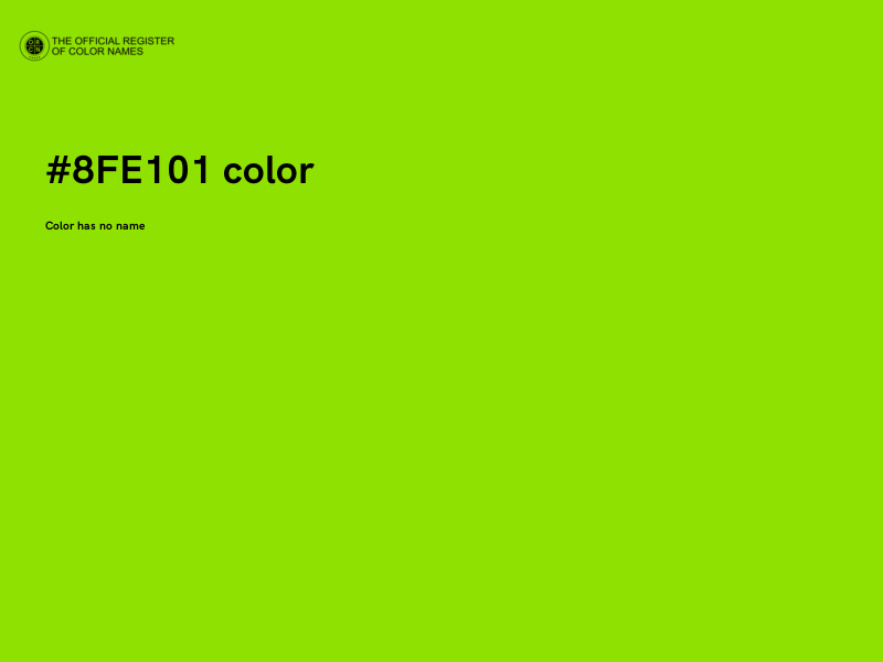 #8FE101 color image