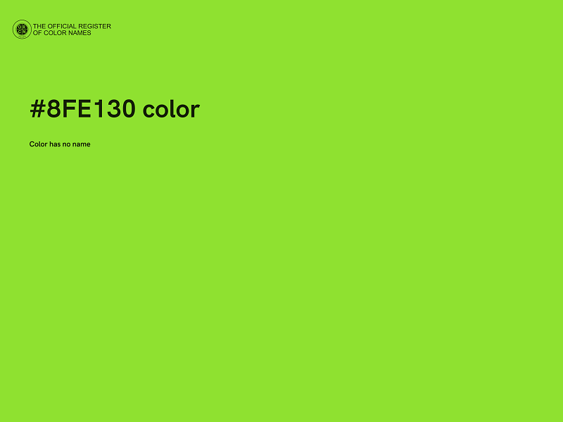 #8FE130 color image