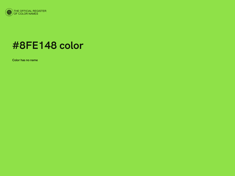 #8FE148 color image