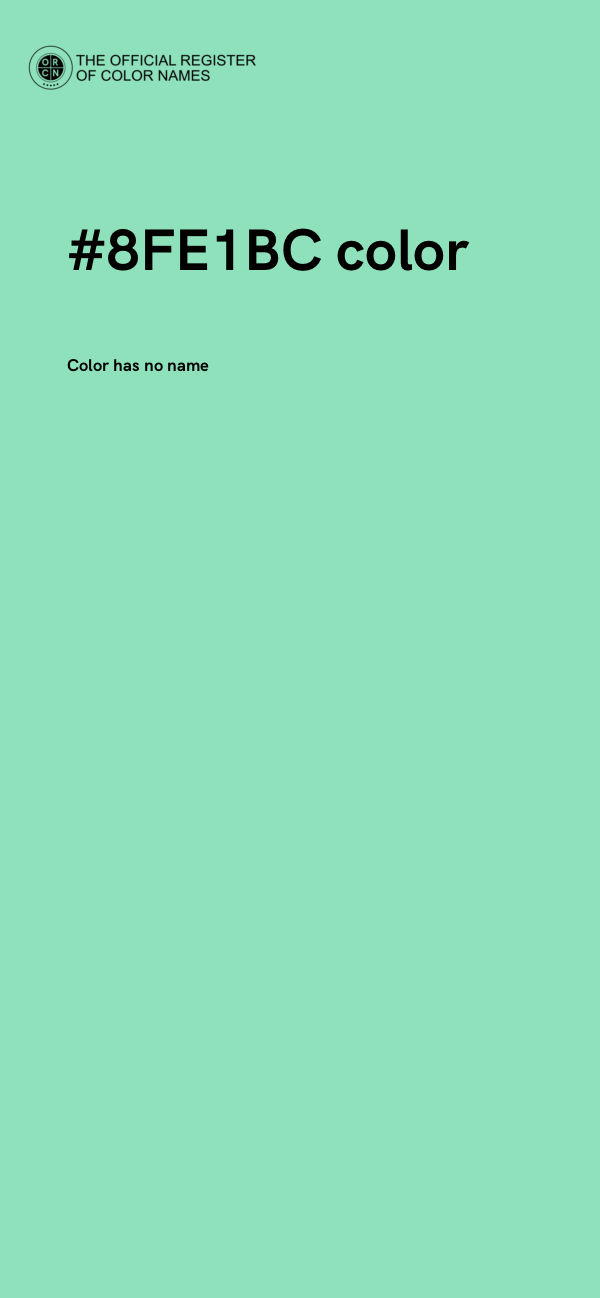 #8FE1BC color image