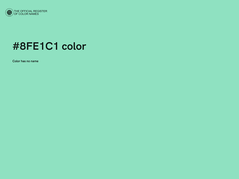 #8FE1C1 color image
