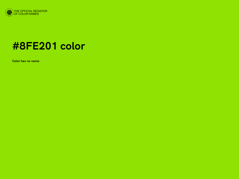 #8FE201 color image