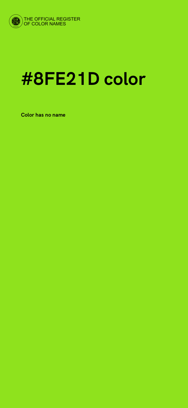 #8FE21D color image
