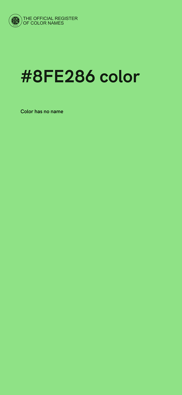 #8FE286 color image