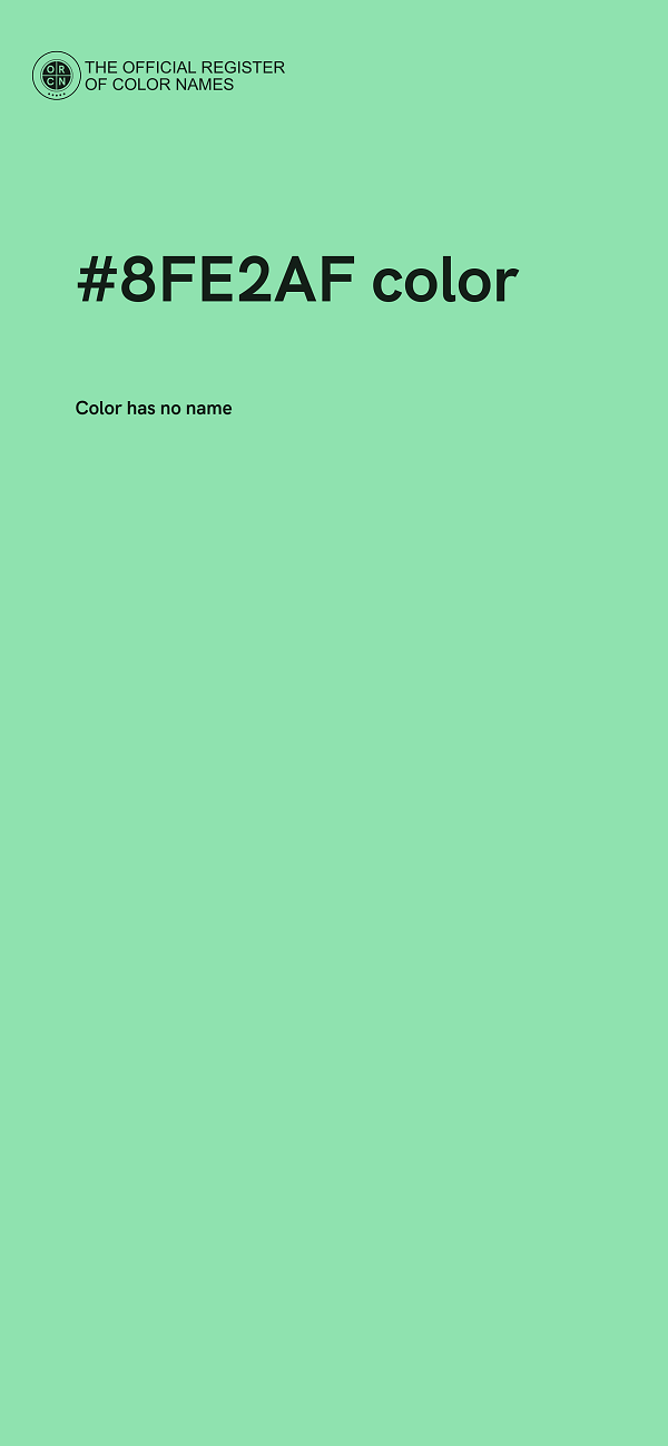 #8FE2AF color image