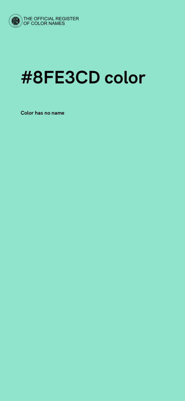 #8FE3CD color image