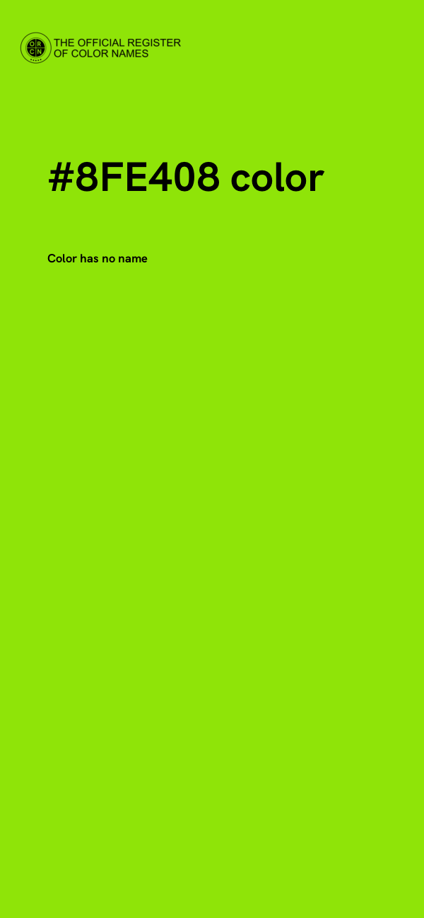 #8FE408 color image