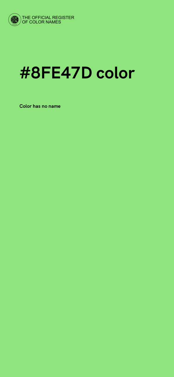#8FE47D color image