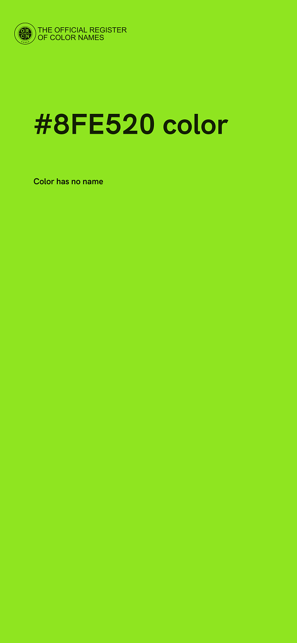 #8FE520 color image
