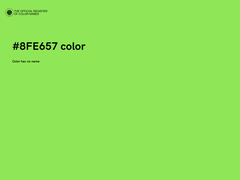 #8FE657 color image