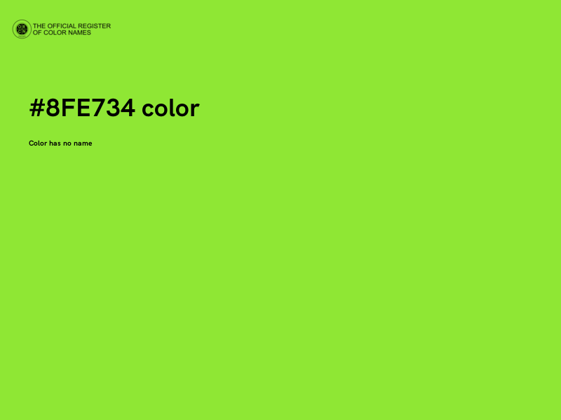 #8FE734 color image