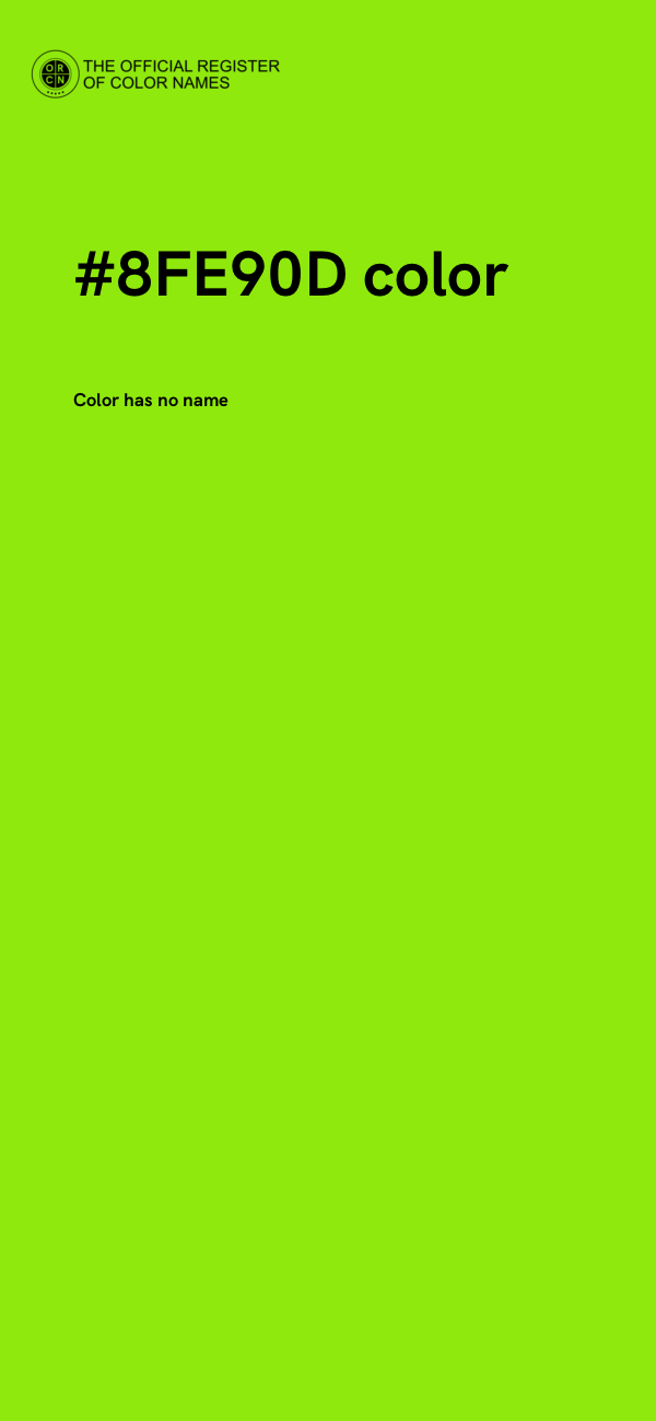 #8FE90D color image