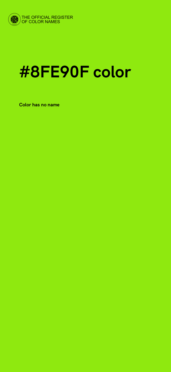 #8FE90F color image