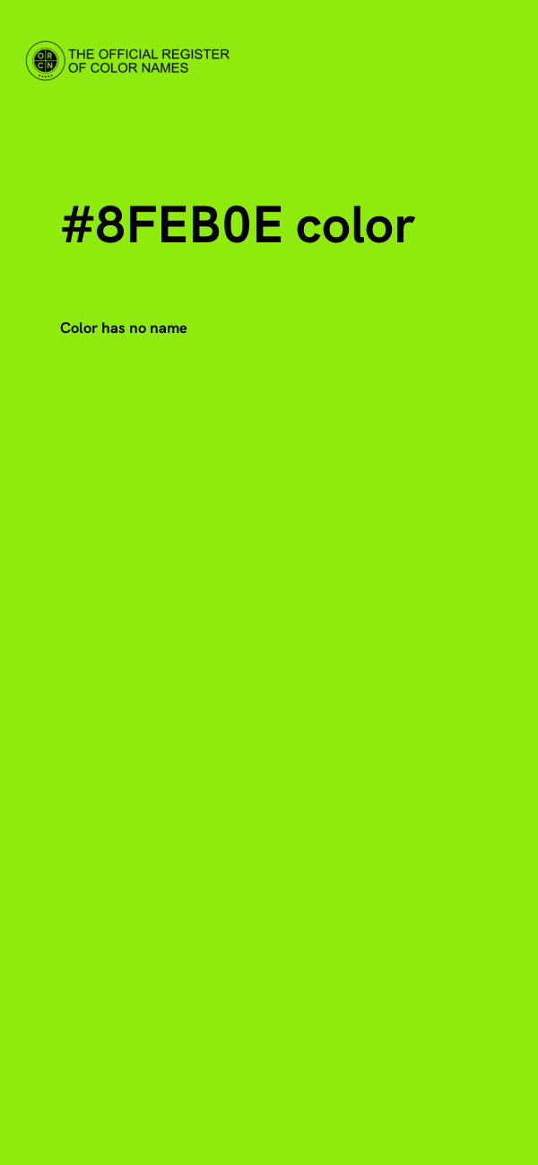 #8FEB0E color image