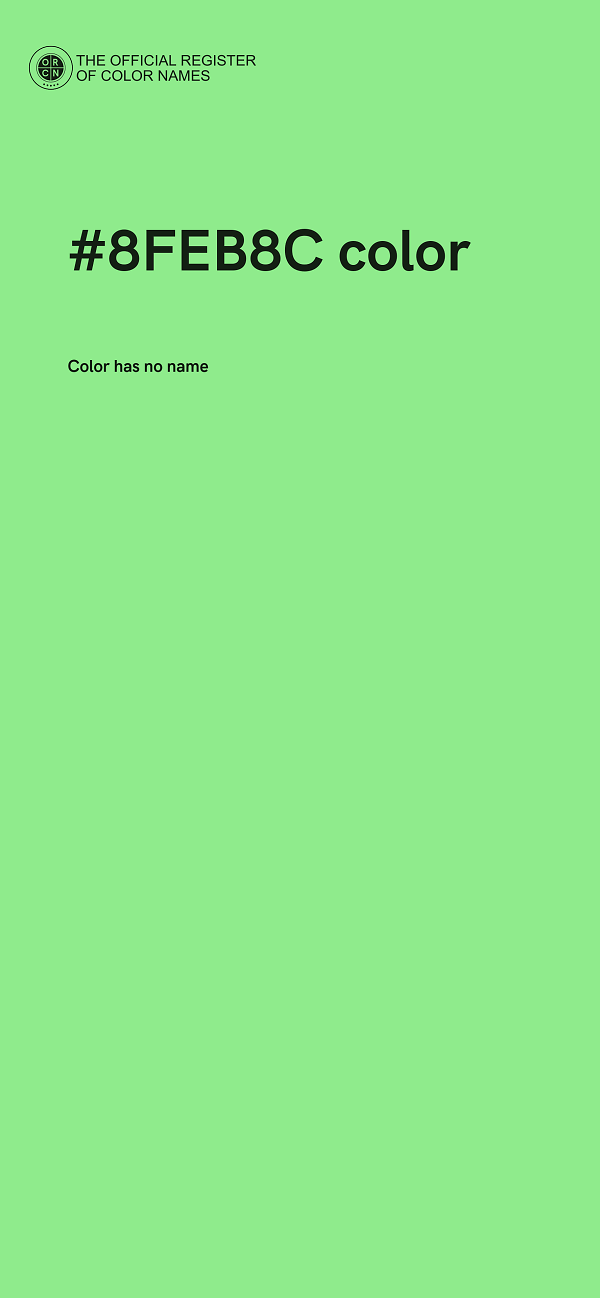 #8FEB8C color image