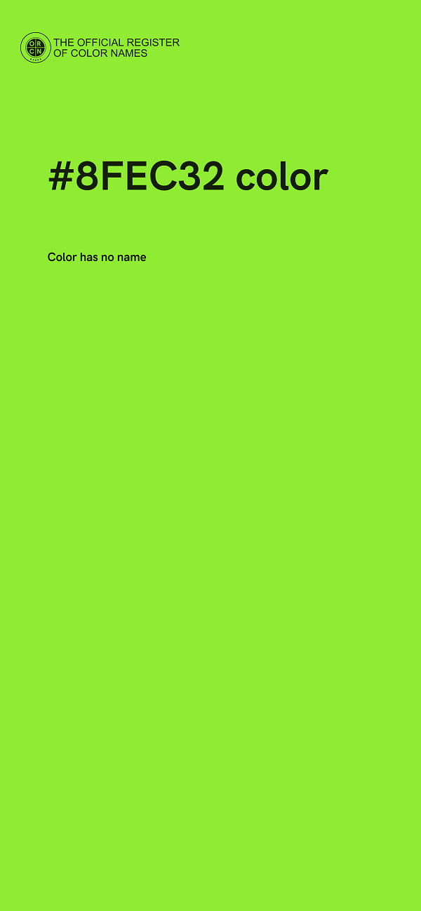 #8FEC32 color image